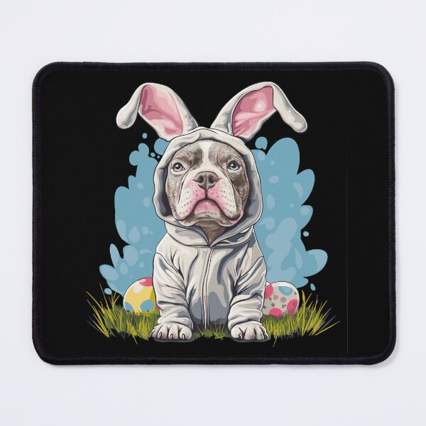 Item preview, Funny dog in a bunny costume – Easter fun motif designed and sold by drizzd.
