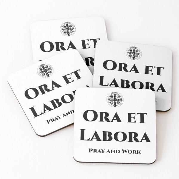 Item preview, Ora et Labora (Pray and Work) designed and sold by Aesthetic Atlas.