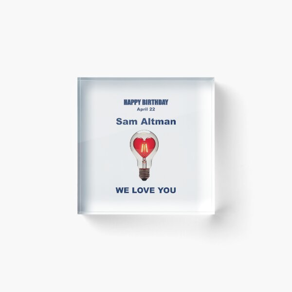 Item preview, Tribute to Sam Altman — April 22 designed and sold by ariksworld.