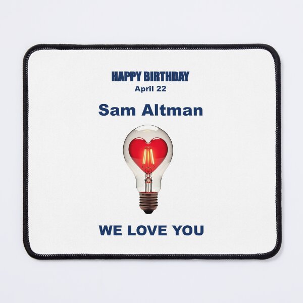 Item preview, Tribute to Sam Altman — April 22 designed and sold by ariksworld.