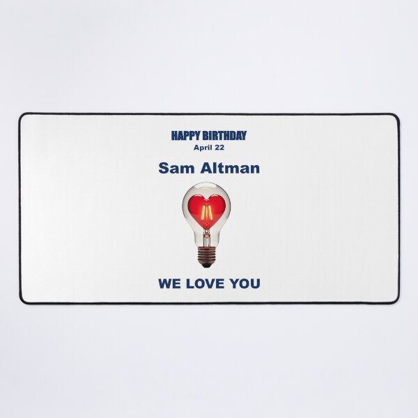 Item preview, Tribute to Sam Altman — April 22 designed and sold by ariksworld.