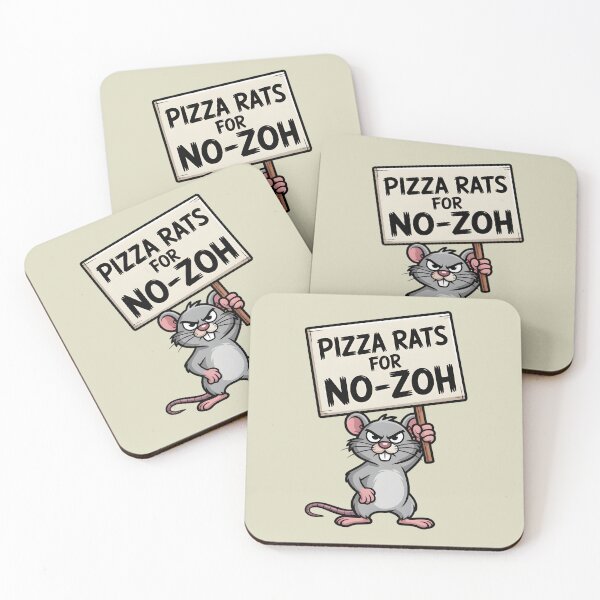 Item preview, Funny Pizza Rat for No-Zoh Protest designed and sold by Mr-wow.