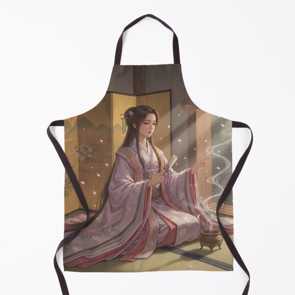 Item preview, 和泉式部 - 秘めたる恋歌の文 | Izumi Shikibu - Heian Court Lady of Hidden Love Poetry/ Japanese Elegant Fantasy Art designed and sold by Mori-no-Akari.