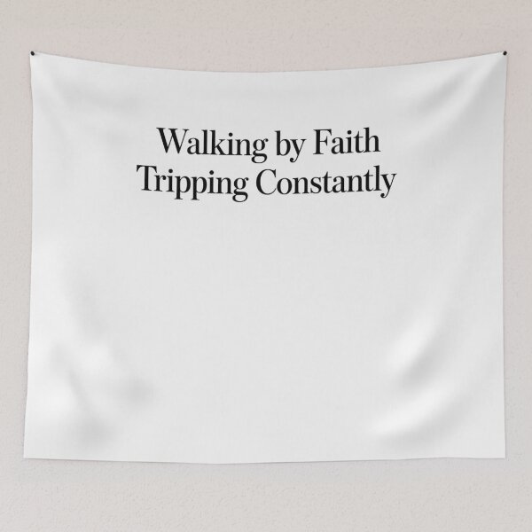 Item preview, Walking By Faith Tripping Constantly Men designed and sold by MaryoKing.