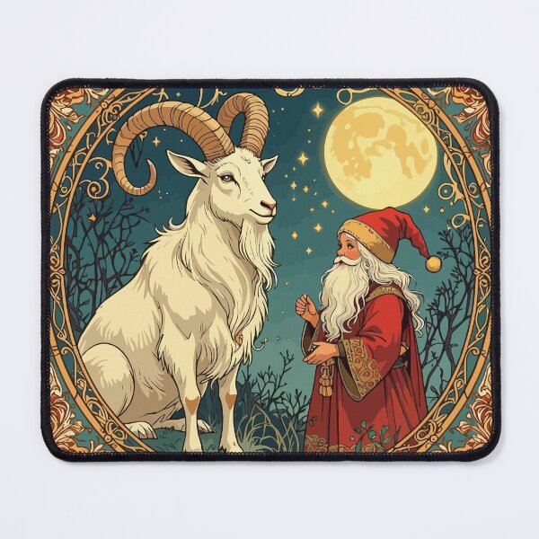 Item preview, Yule Goat And Jultomten Scandinavian Winter Solstice designed and sold by taiche.
