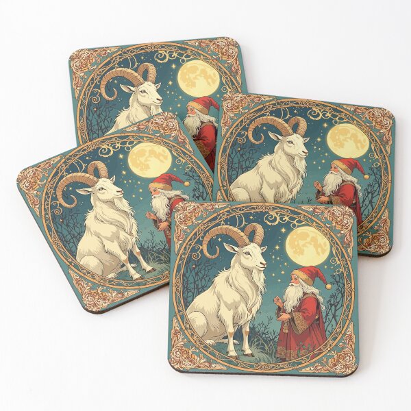 Item preview, Yule Goat And Jultomten Scandinavian Winter Solstice designed and sold by taiche.