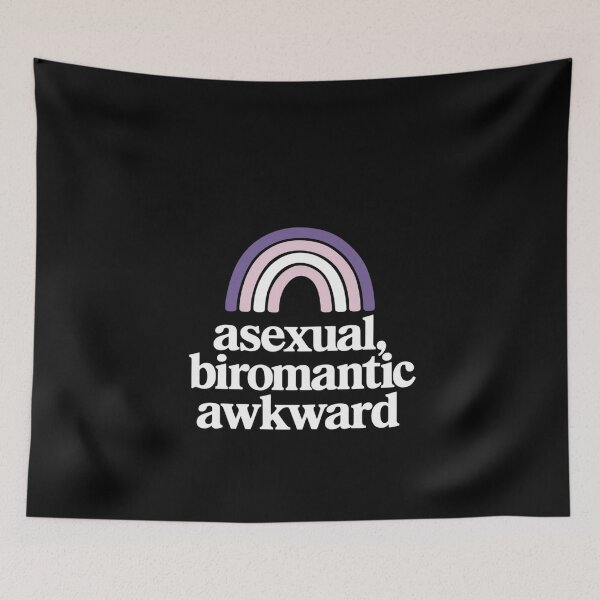 Item preview, Asexual Biromantic Awkward Asexual Pride Bohemian Rainbow  designed and sold by MonsterBuddiess.