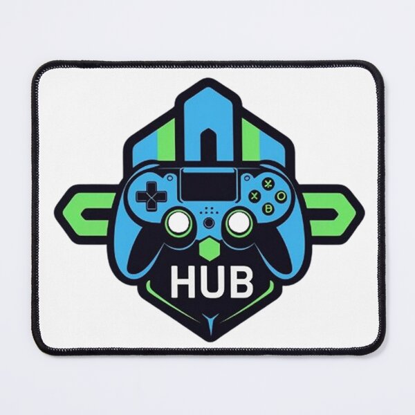 Item preview, Gaming Hub Emblem – Blue Green Controller Logo designed and sold by BShopStyle.