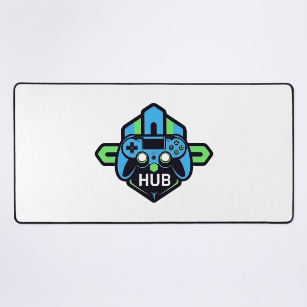 Item preview, Gaming Hub Emblem – Blue Green Controller Logo designed and sold by BShopStyle.
