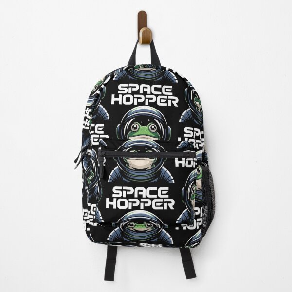 Item preview, Charismatic Frog Astronaut Vector Illustration: SPACE HOPPER designed and sold by SplashTastic.