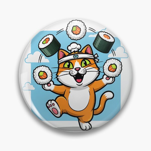 Item preview, Sushi Chef Cat designed and sold by Uglyandcute.