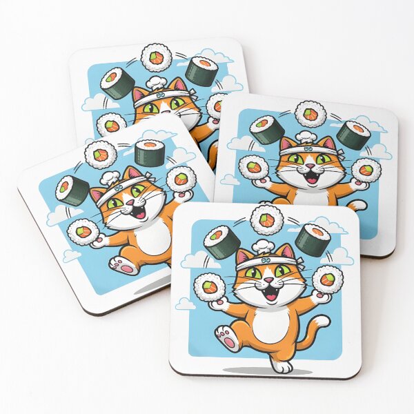 Item preview, Sushi Chef Cat designed and sold by Uglyandcute.