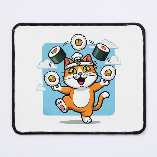 Item preview, Sushi Chef Cat designed and sold by Uglyandcute.