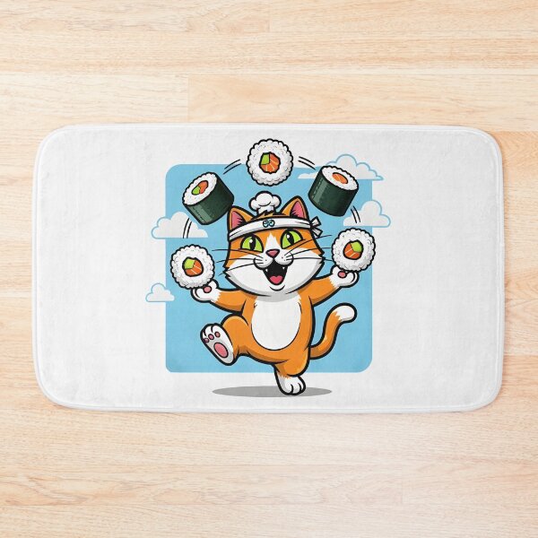 Item preview, Sushi Chef Cat designed and sold by Uglyandcute.