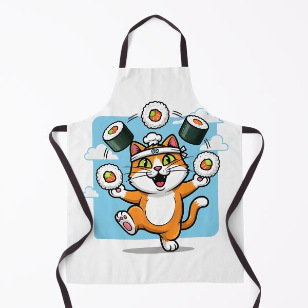 Item preview, Sushi Chef Cat designed and sold by Uglyandcute.