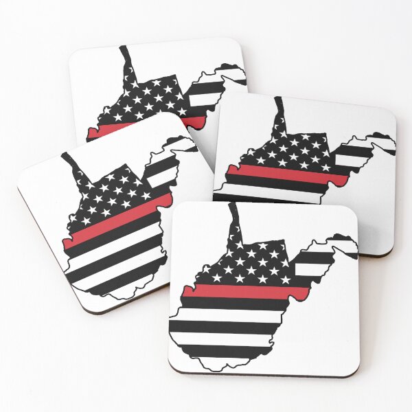 Item preview, Thin Red Stripe  Flag West Virginia  designed and sold by DarkwingDave.