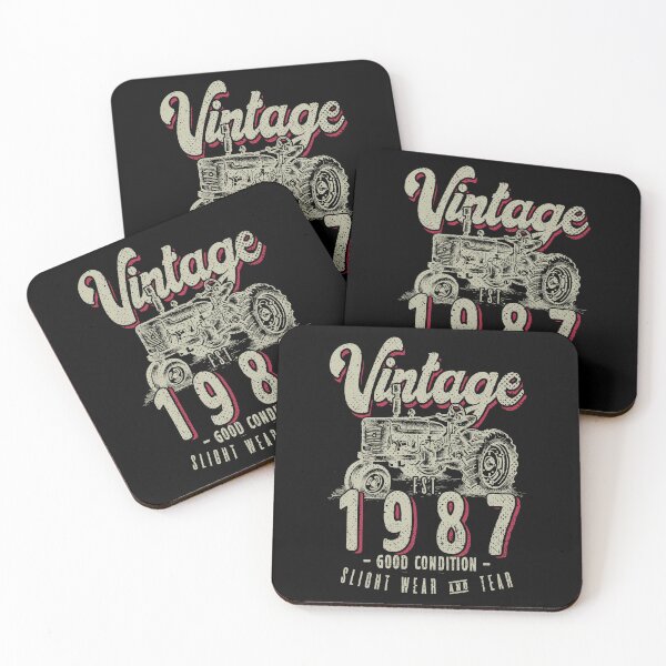 Item preview, Vintage Tractor Farmer Birthday Born In 1987 designed and sold by JRRTs.