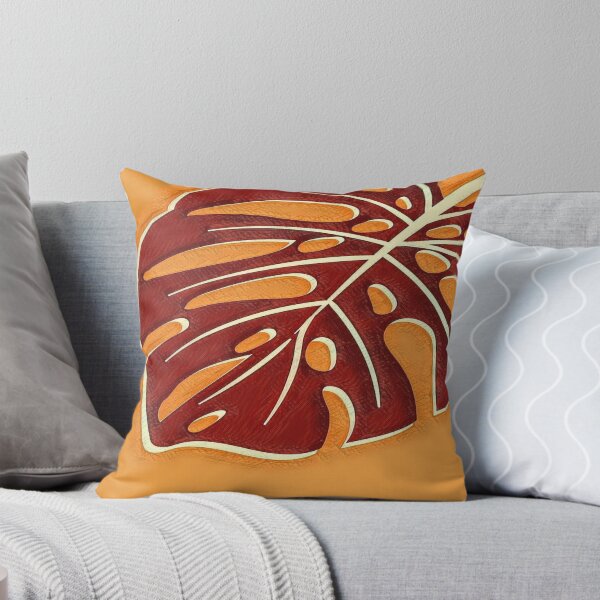 Item preview, Minimalist Mustard Rust Botanical Leaf designed and sold by shaang.
