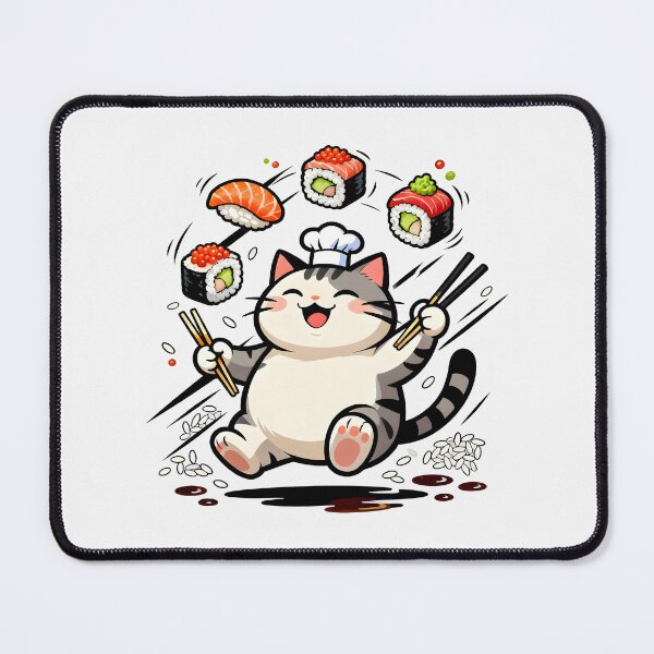 Item preview, Sushi Chef Cat designed and sold by Uglyandcute.