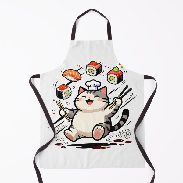 Item preview, Sushi Chef Cat designed and sold by Uglyandcute.