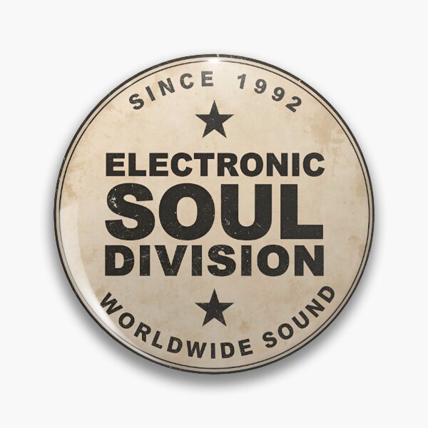 Item preview, Electronic Soul Division – Vintage Underground Music Design designed and sold by |TRSSHOP|.