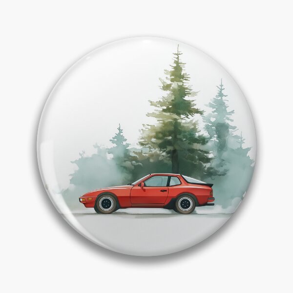 Artikelvorschau, Porsche 944 Winterwunderland Aquarell entworfen und verkauft von blackdogshop.
