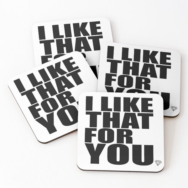 Item preview, I Like That For You | Positive Minimalist Quote Design designed and sold by Camera Crew.