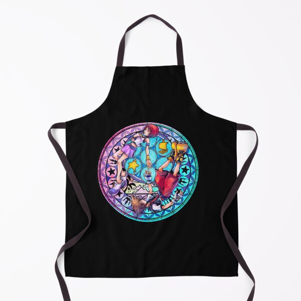Item preview, Sora and Kairi Stained Glass Kingdom Hearts Active designed and sold by BerthasBrisen.