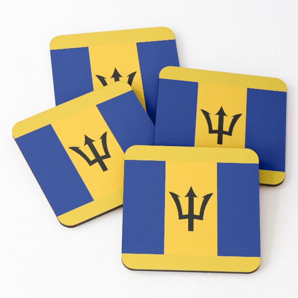 Item preview, Barbados Flag – Trident of the Blue Horizon Design designed and sold by Dany05117671.