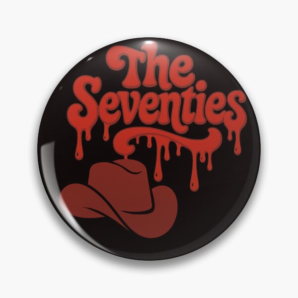 Item preview, The Seventies – Retro Funky Dripping Lettering Cowboy Hat designed and sold by Tadeusz1.