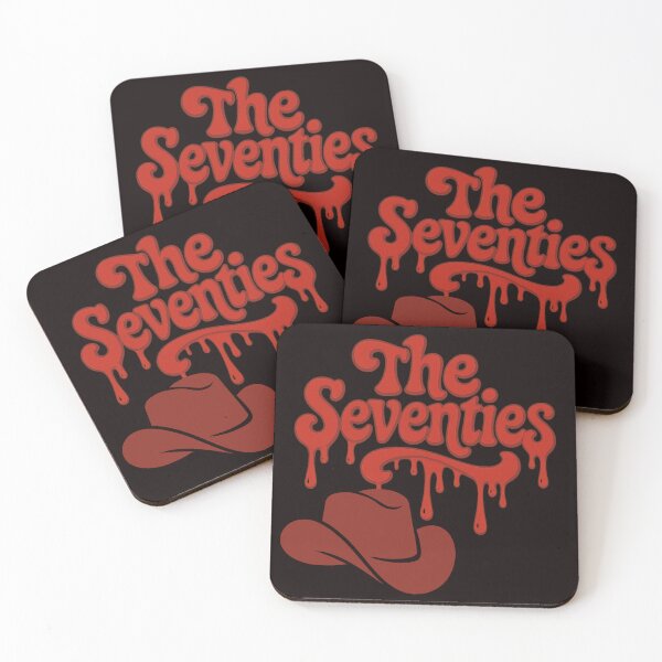Item preview, The Seventies – Retro Funky Dripping Lettering Cowboy Hat designed and sold by Tadeusz1.