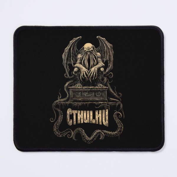 Item preview, Cthulhu Throne of Madness | Lovecraft Horror Art designed and sold by Camera Crew.