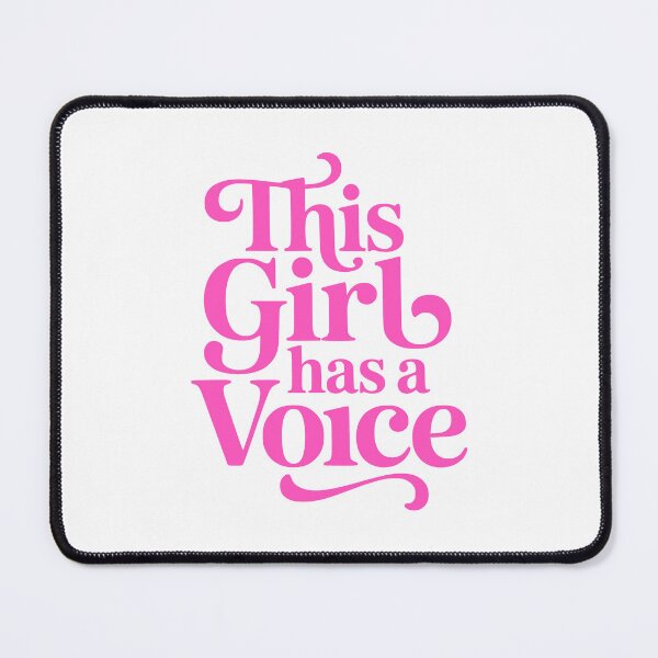 Item preview, This Girl Has Voice! Pink Girlie Gift designed and sold by PMCreative.