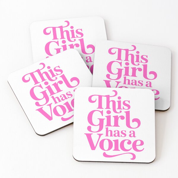 Item preview, This Girl Has Voice! Pink Girlie Gift designed and sold by PMCreative.