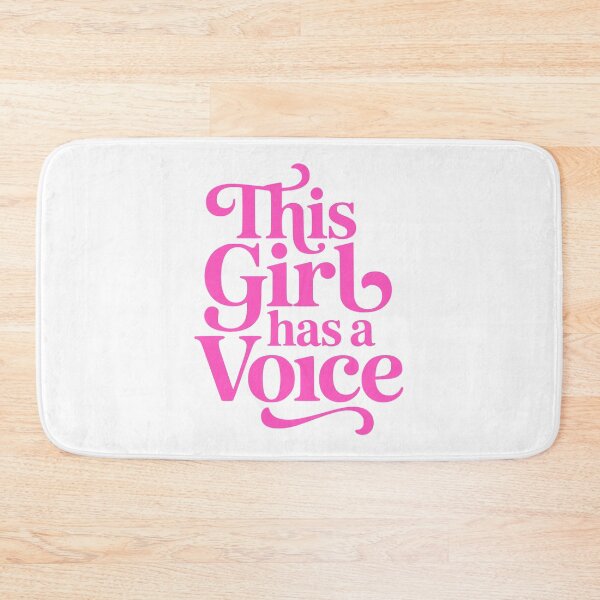 Item preview, This Girl Has Voice! Pink Girlie Gift designed and sold by PMCreative.