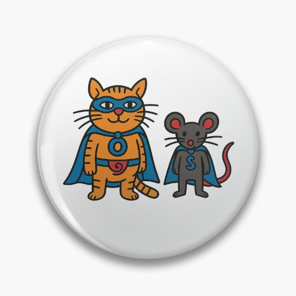 Item preview, Super YOKO & Mighty MICE – Cute Superhero Duo designed and sold by YokoByIngoErno.