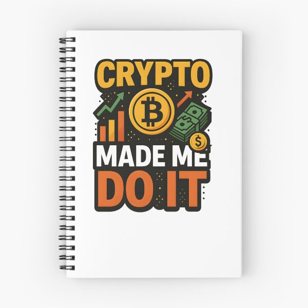 Item preview, Funny Cryptocurrency Quote Crypto Made Me Do It Trader Humor designed and sold by Logiamerch.