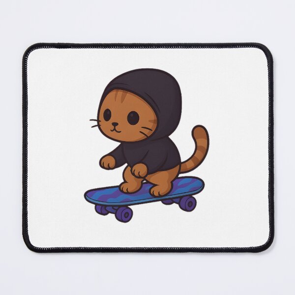 Item preview, Cat on a skateboard designed and sold by Gold Phoenix Adro.
