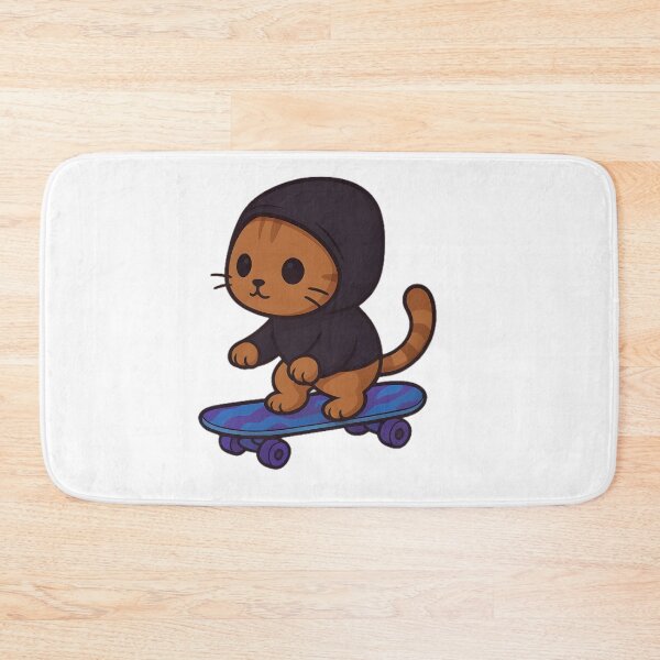 Item preview, Cat on a skateboard designed and sold by Adriiian Shop.