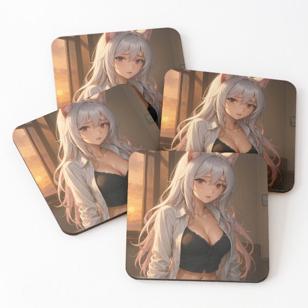 Item preview, Morning Calm – The Calm of the Wolf Girl designed and sold by Dark Fantasy Art | Anime.