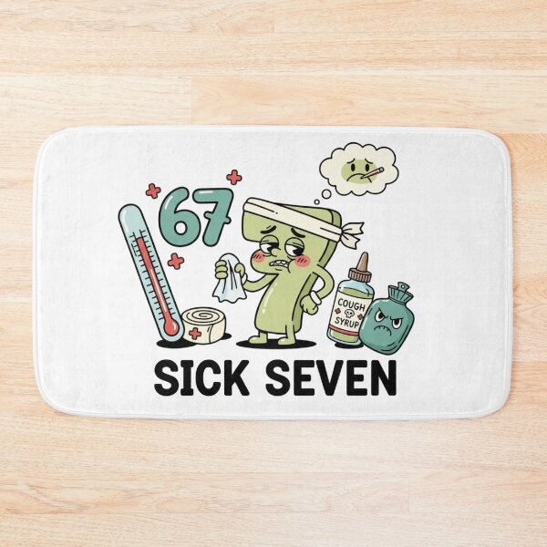 Item preview, 67 Sick Seven Funny Get Well Soon Graphic designed and sold by MIMSCorneR.