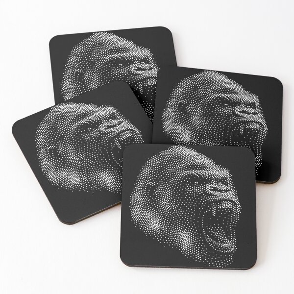 Item preview, Stipple Gorilla Roar 4 designed and sold by artomazo.