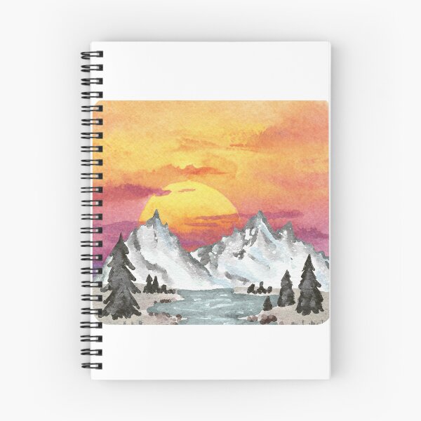 Item preview, Beautiful sunset in the mountains designed and sold by SofikoDesigns.