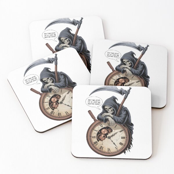 Item preview, Time Waits for No One – Grim Reaper Art designed and sold by SomeoneFamiliar.