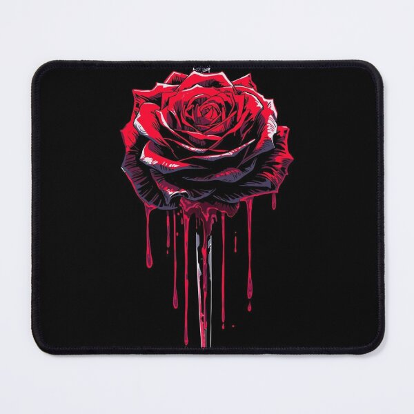 Item preview, Bleeding Rose Emotional Violence Metaphor Revenge Sharp Beauty Art designed and sold by Creativity Meets Healing.