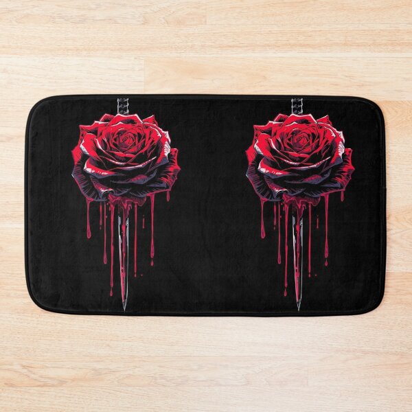 Item preview, Bleeding Rose Emotional Violence Metaphor Revenge Sharp Beauty Art designed and sold by Creativity Meets Healing.