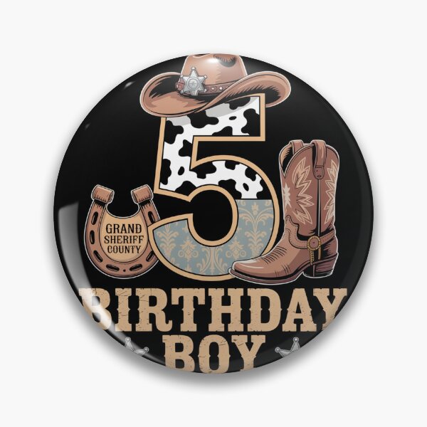 Item preview, Western Family Birthday Cowboy 5Th Birthday designed and sold by Kcgarciaso.
