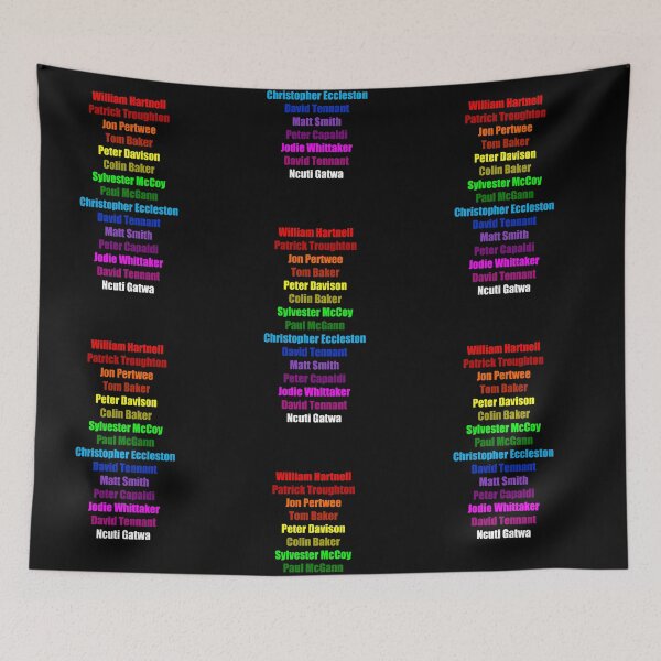 Item preview, A Rainbow of Doctors designed and sold by TarzanGrinch.