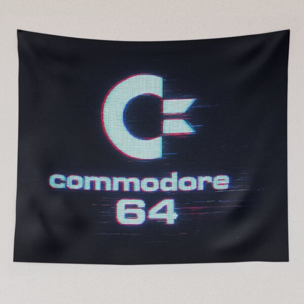 Item preview, Commodore C64 Glitched Retro Computer Design designed and sold by Retr0Tshirts.