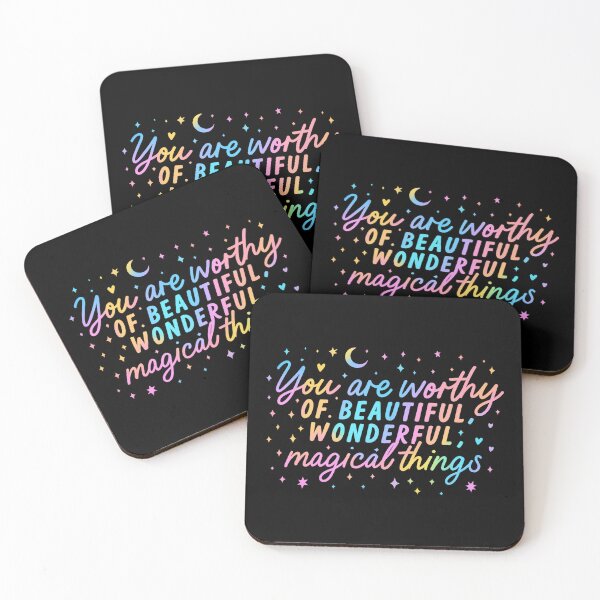 Item preview, You Are Worthy Of Beautiful, Wonderful, Magical Things designed and sold by stephenflashart.